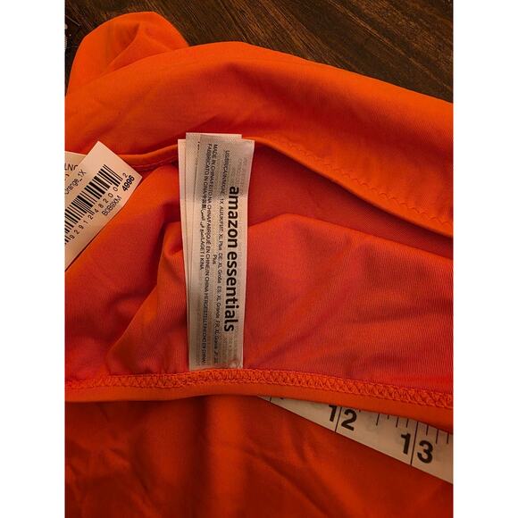 Amazon Essentials Bikini Bottom Orange Size 1X Plus Size High Waist NWT - Picture 6 of 7